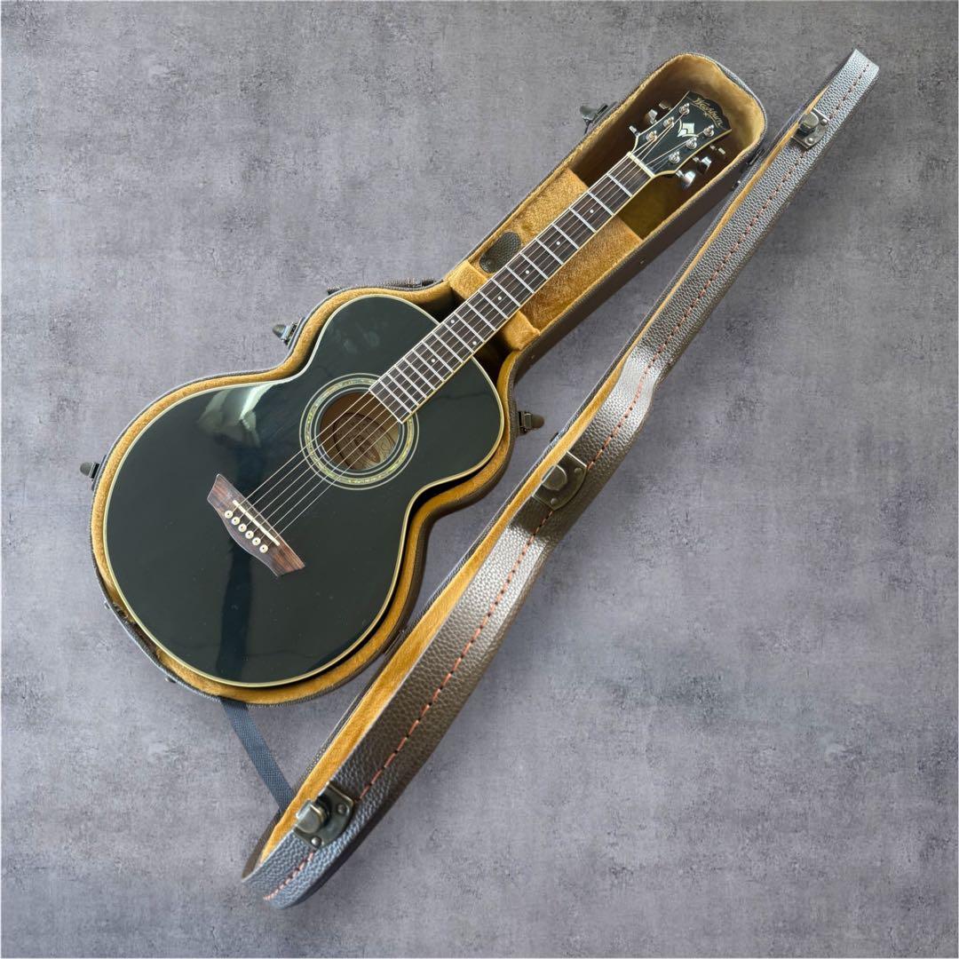 Washburn WPJ5S-B エレアコ ブラックナイトシリーズ 黒 Hケース
