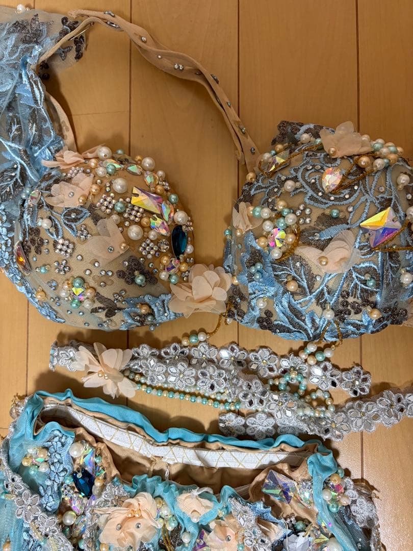 【たおたん】Hoyda ベリーダンス衣装　水色