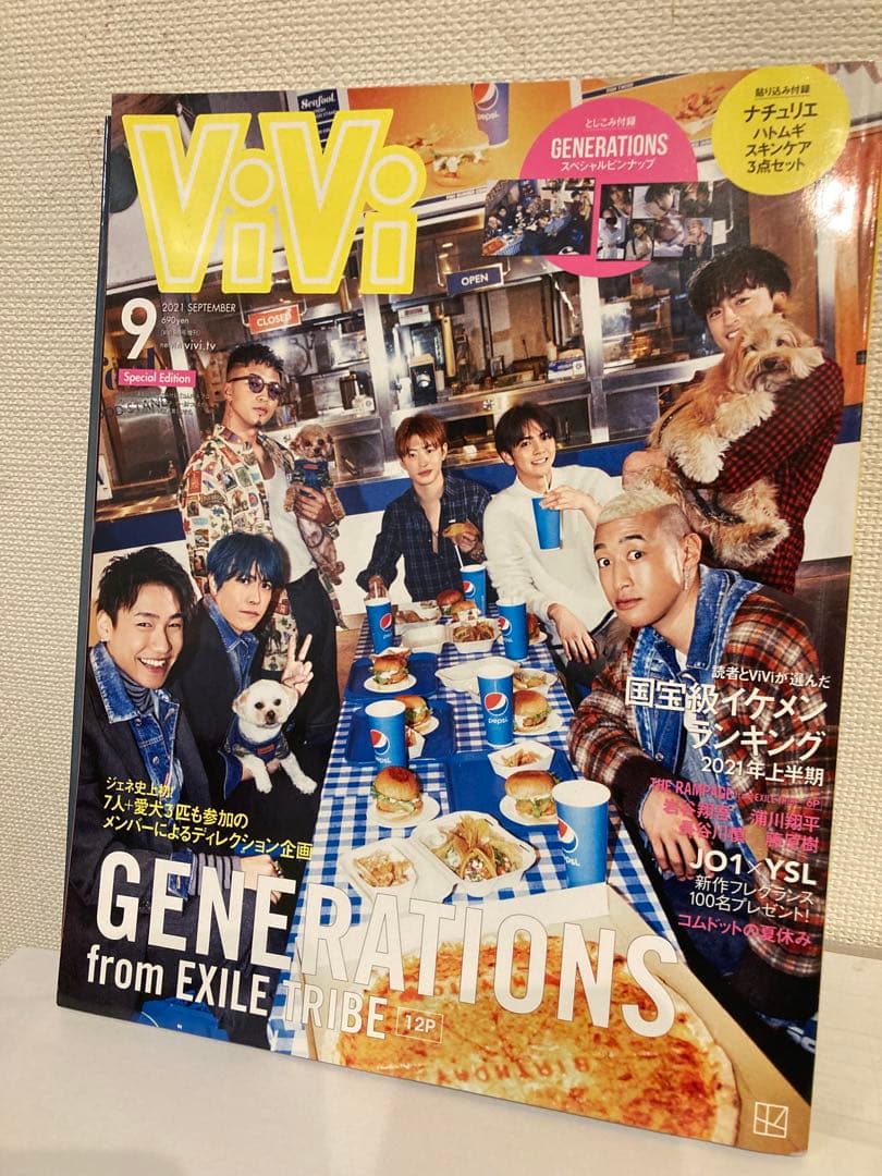 GENERATIONS ジェネ犬 月刊EXILE ViVi お面 ブルーレイ4枚