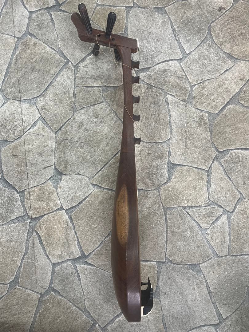 琵琶 びわ 和楽器 全長約82cm 4弦 木製 インテリア・練習用