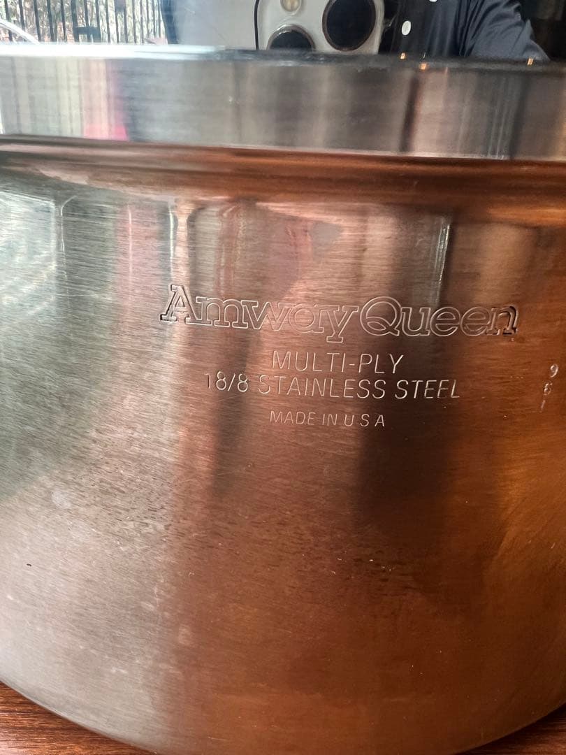 Amway Queen 6L ステンレス無水鍋・蒸し器・その他セット アムウェイ
