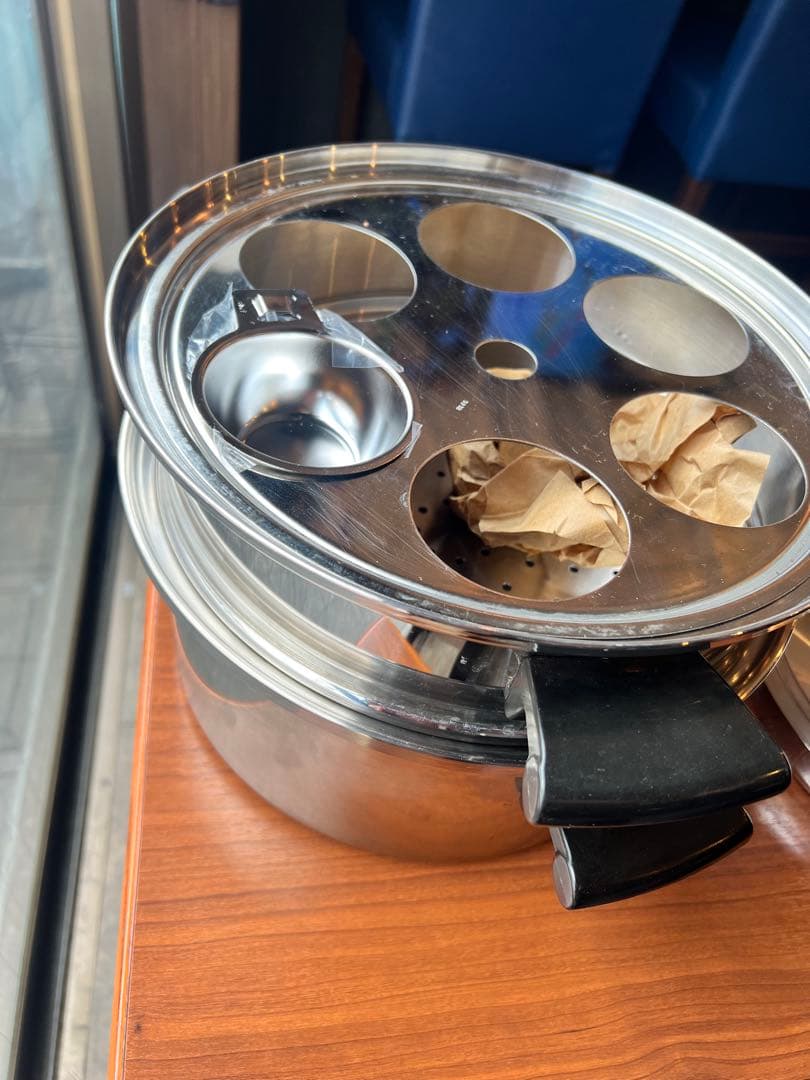 Amway Queen 6L ステンレス無水鍋・蒸し器・その他セット アムウェイ