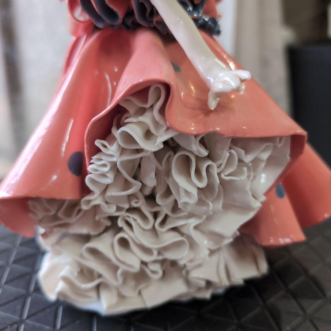 一点物　陶器製人形　陶器人形　ロマンドール　ハンドメイド　置物　西洋人形　陶器製