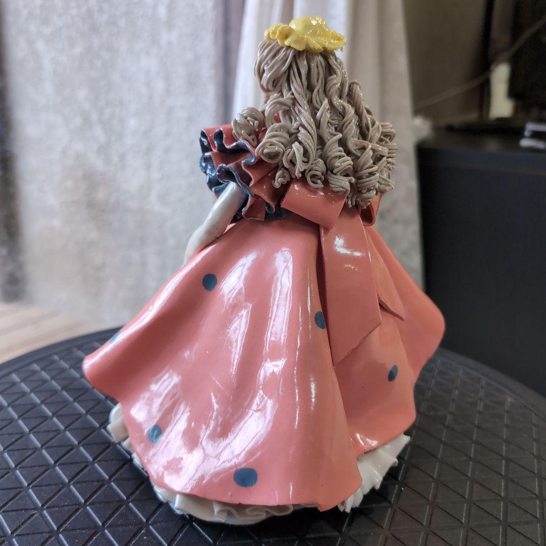 一点物　陶器製人形　陶器人形　ロマンドール　ハンドメイド　置物　西洋人形　陶器製