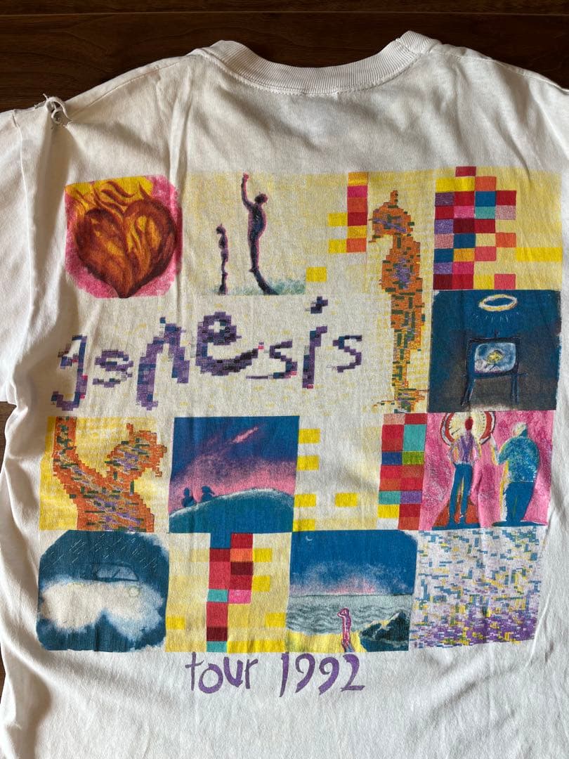 90s genesis 1992 ツアーT アート TシャツJERZEES XL