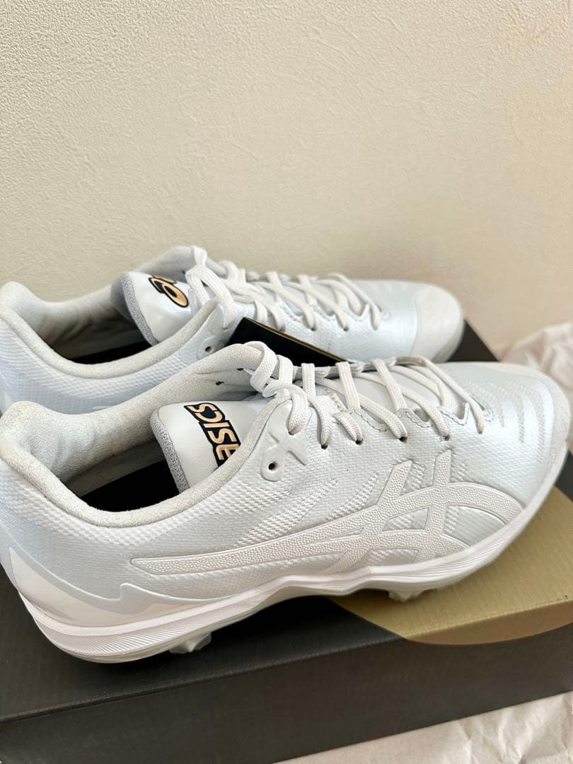 新品 アシックス GOLDSTAGE I-PRO FANG 野球スパイク25.5