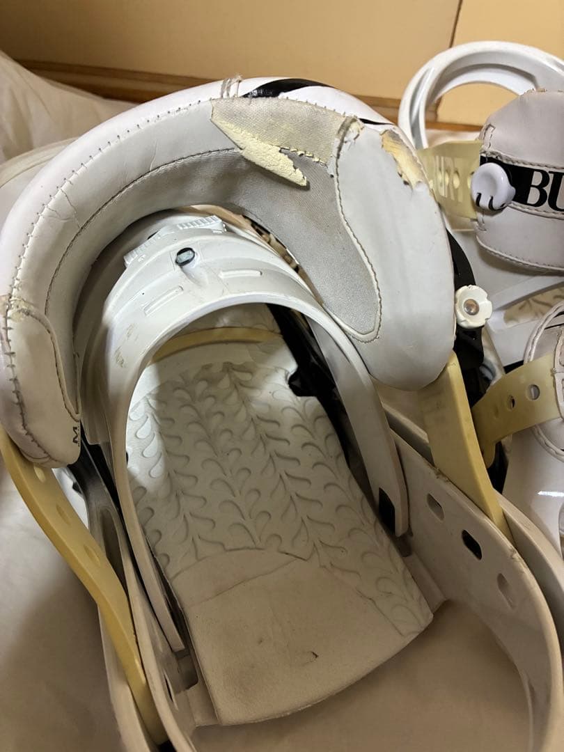 BURTON スノーボードビンディング ホワイト