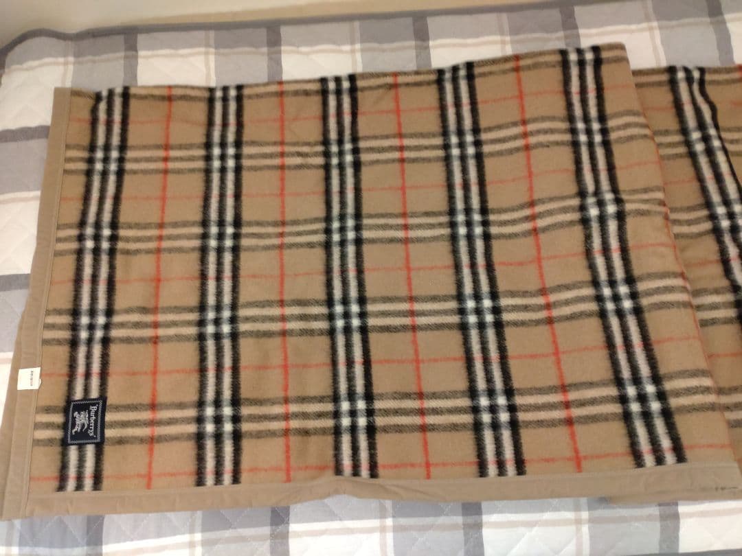 BURBERRY バーバリー 純毛毛布