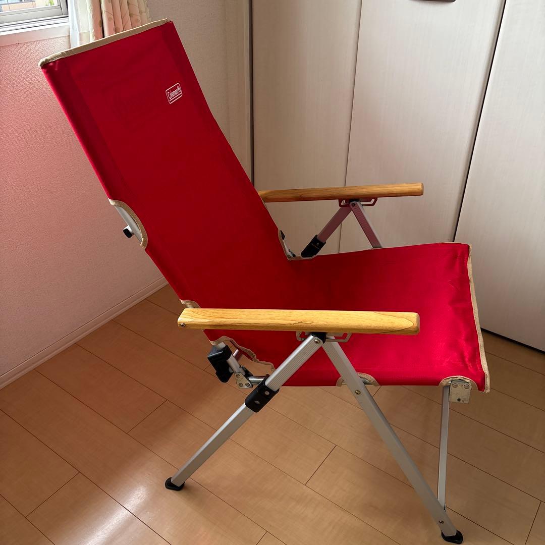 Coleman レイチェア レッド　①