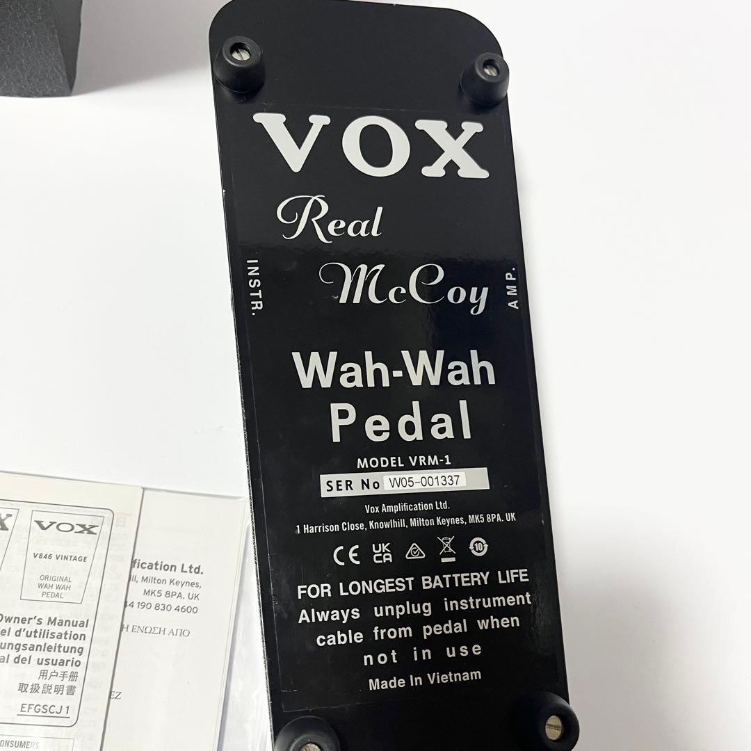 ギター VOX Real McCoy Wah-Wah Pedal VRM-1