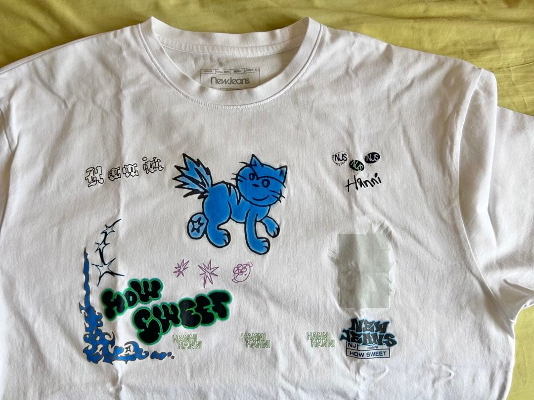 Newjeans Hanni ハニ coller Tシャツ XL