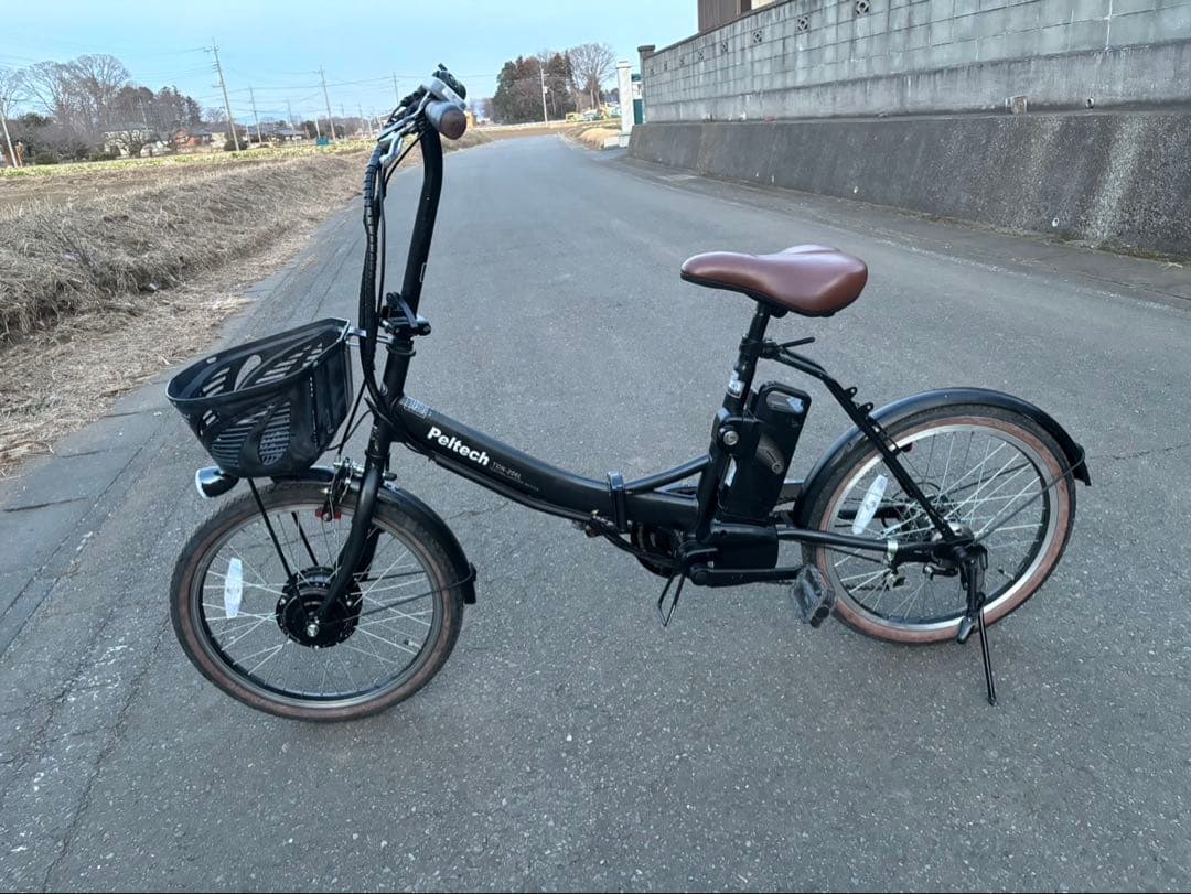 折りたたみ電動アシスト自転車　 PELTECH ペルテック 送料込み