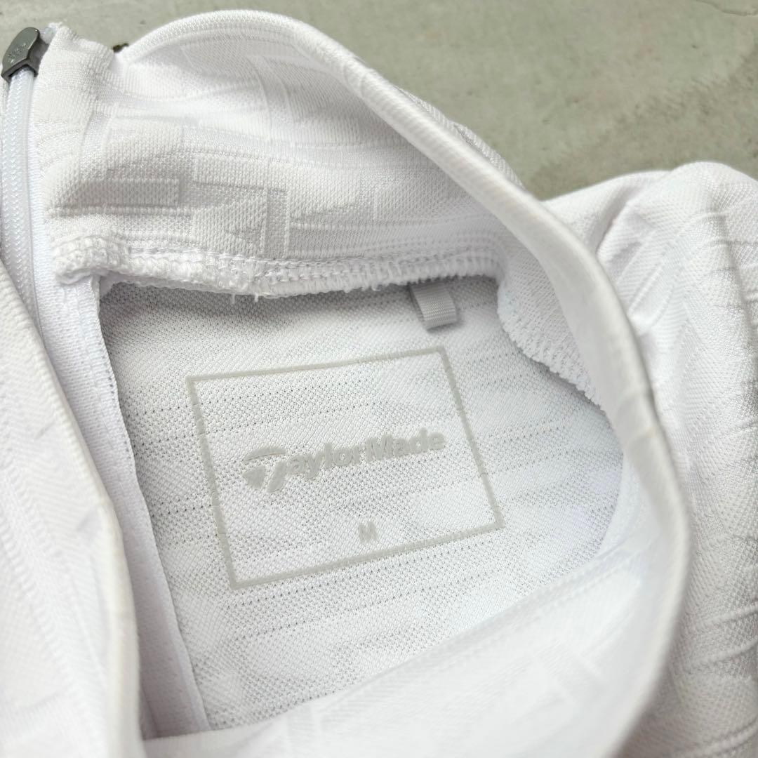 TaylorMade テーラーメイド モノグラム 総柄 半袖モックネックシャツ