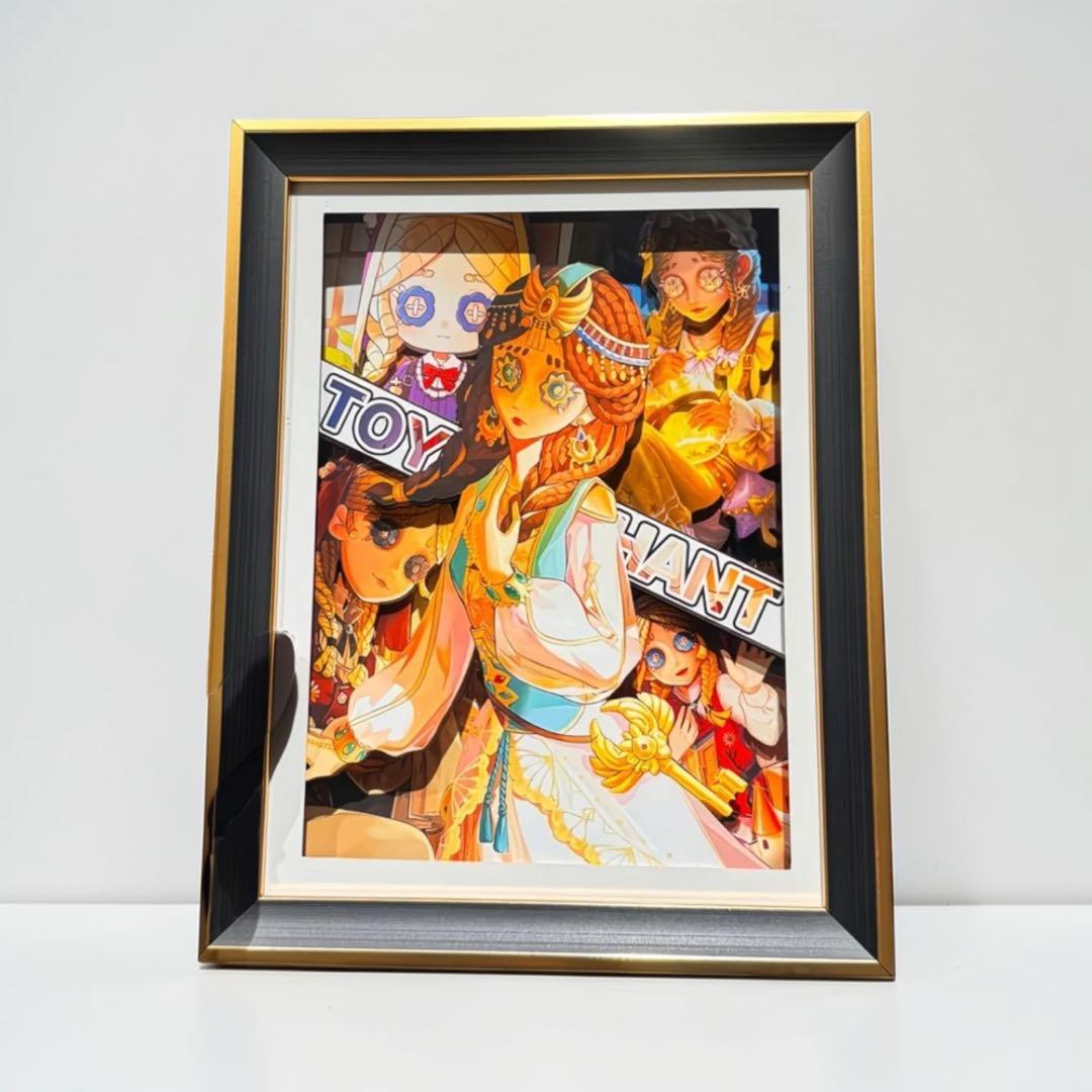 新品 第五人格 IDENTITYV 玩具職人 3Dアート絵 立体画 額縁付