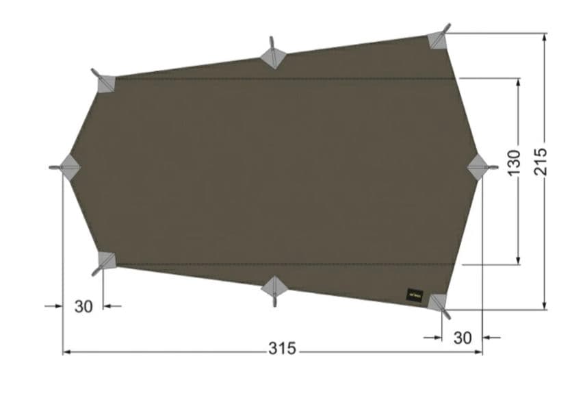 TATONKA タトンカ TARP WING タープ ウィング ヘキサ 2 LT