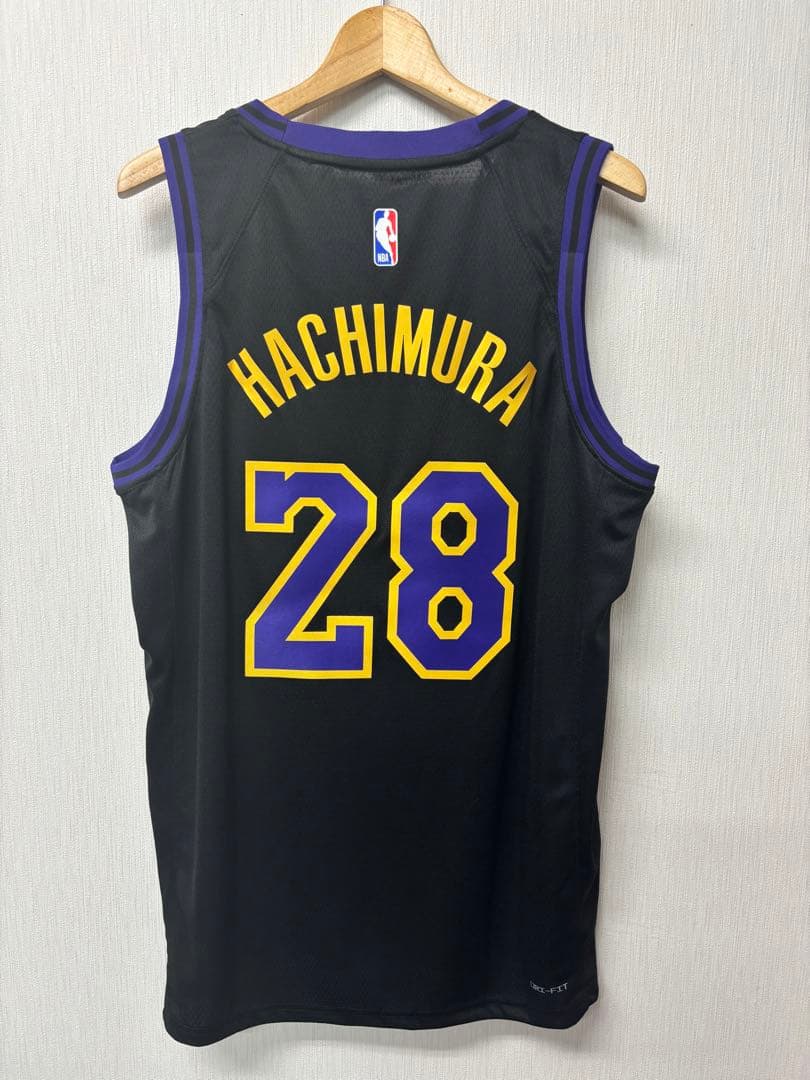 土曜まで期間限定おまけ付！レイカーズ 八村塁 ジャージ city edition