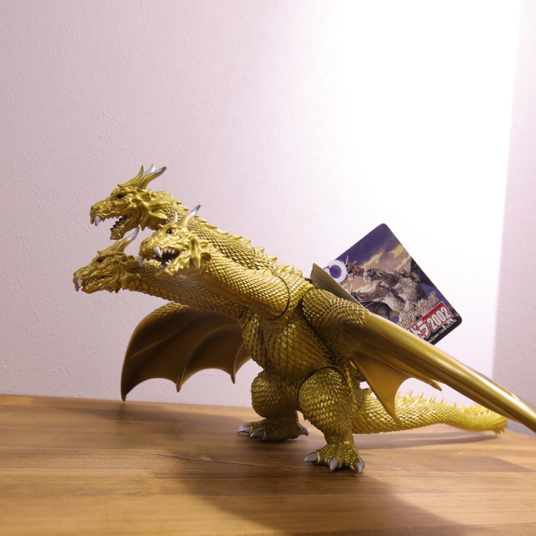 美品 キングギドラ 2002 ムービーモンスターシリーズ ソフビ タグ付