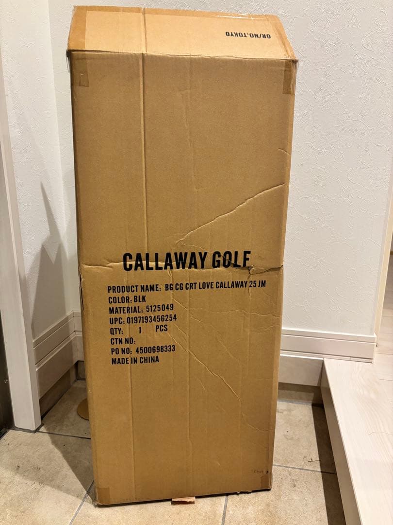 新品　Callaway キャロウェイ キャディバック　ゴルフバック