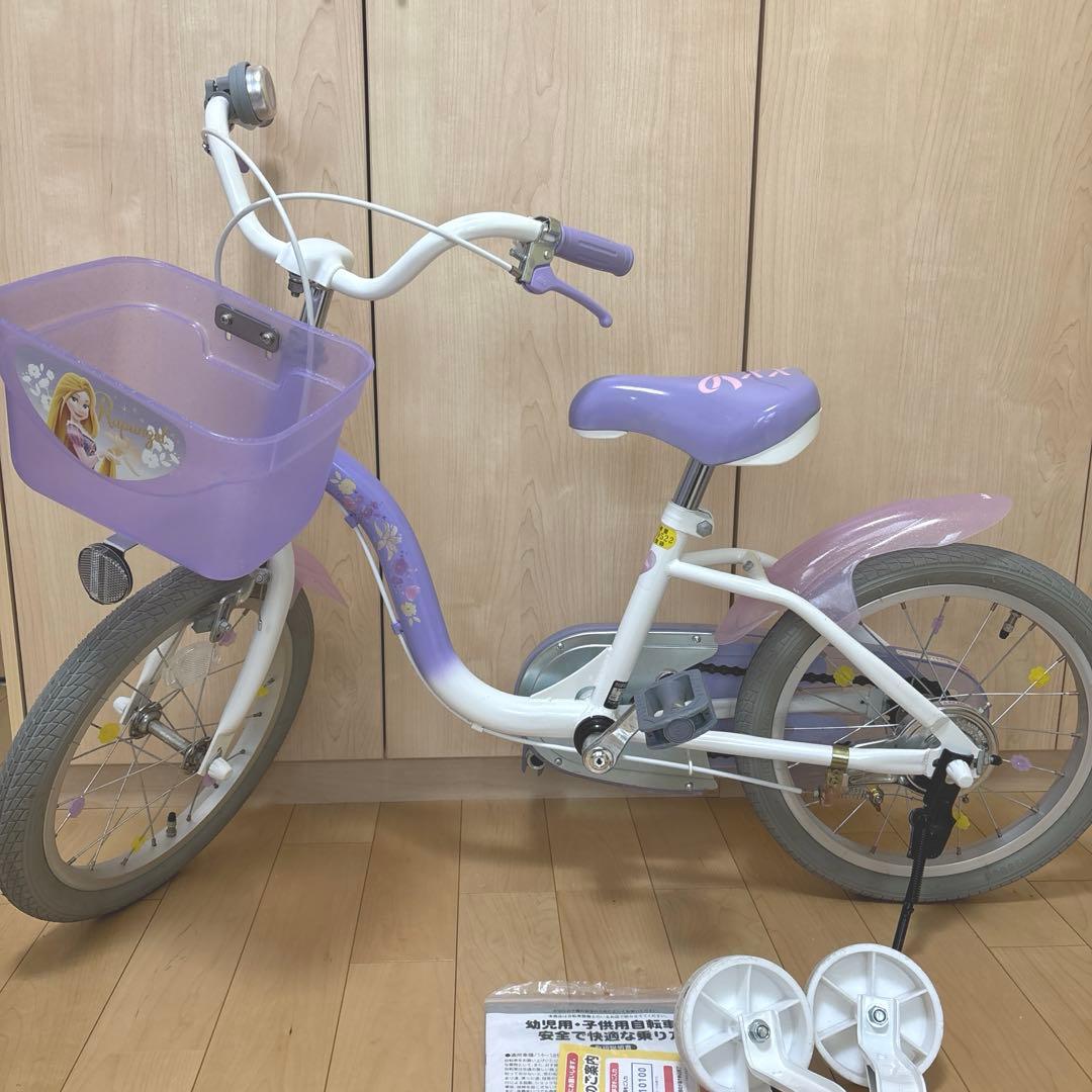 【専用】直接引渡限定　千葉県　アイデス　ラプンツェル 幼児用自転車 16インチ
