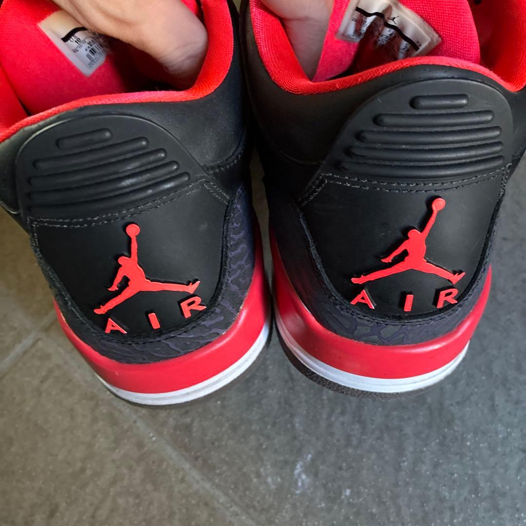 Jordan エア ジョーダン 3 ブラック/レッド