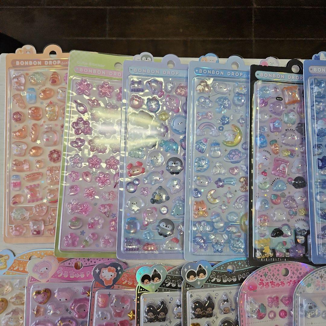 正規品❗ボンボンドロップシール、うるちゅるシールなどまとめ売り40セット✨
