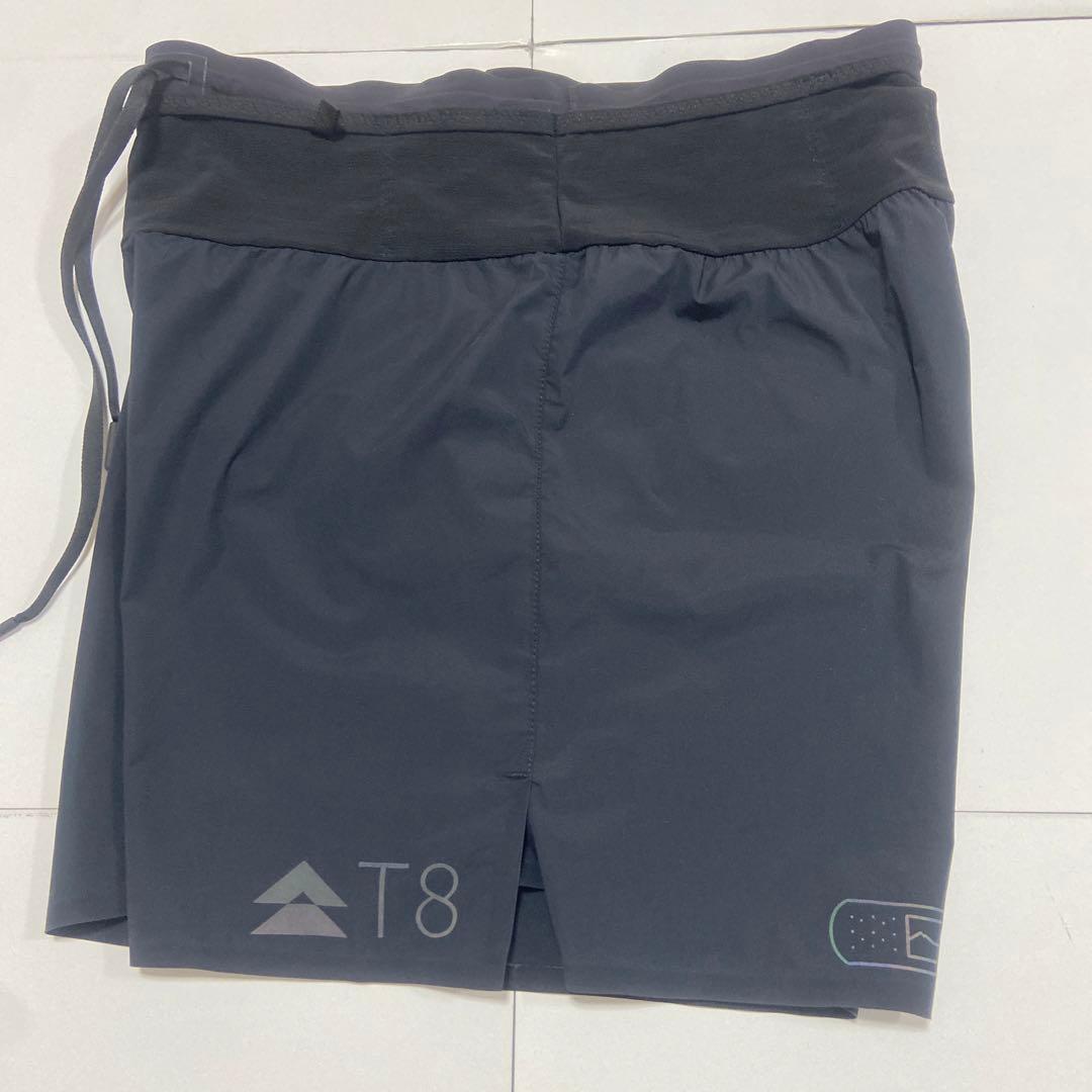T8 シェルパショーツ 黒 メンズMサイズ ハーフパンツ トレラン