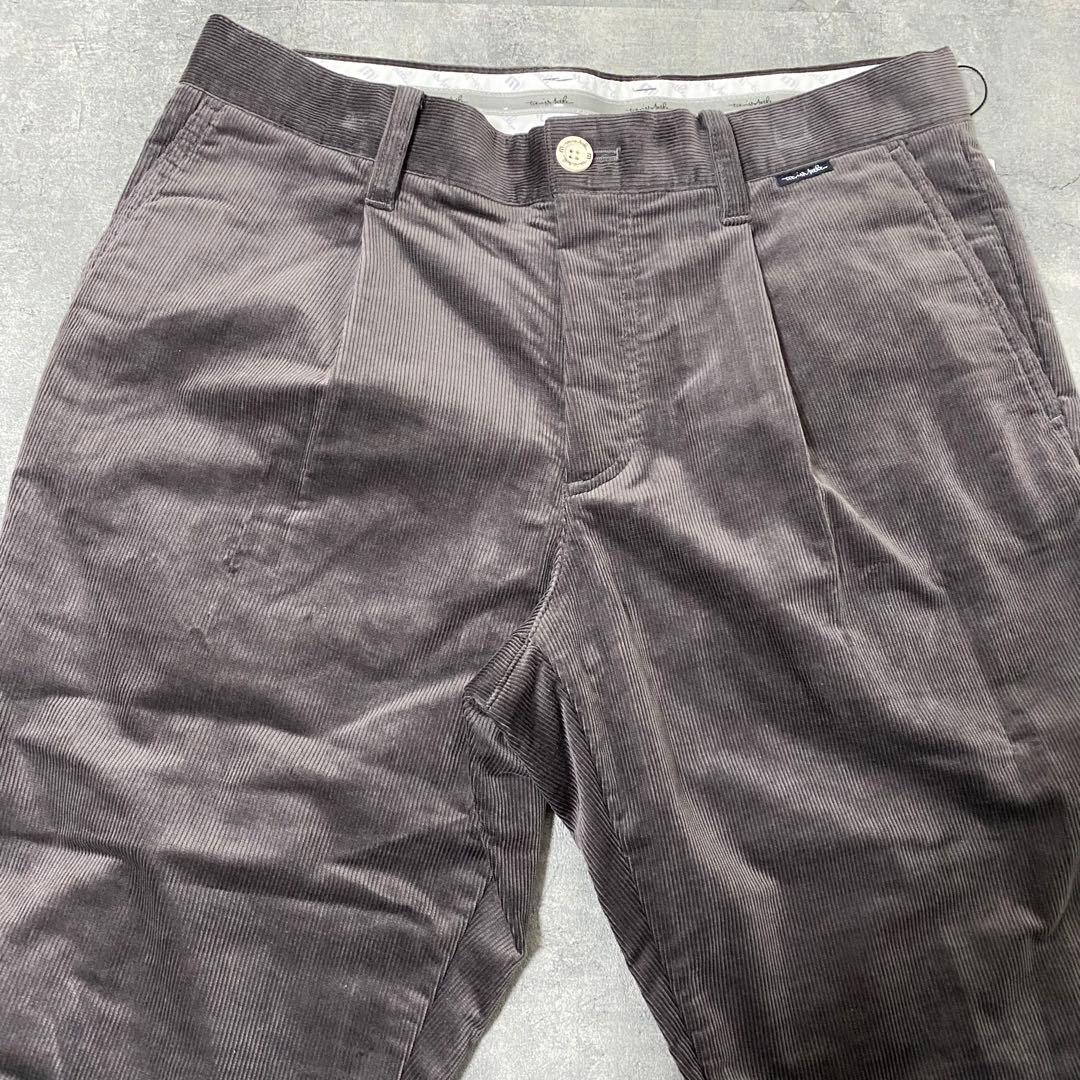 【新品】キャロウェイ　ストレッチパンツ　コーディロイ　グレー　Lサイズ