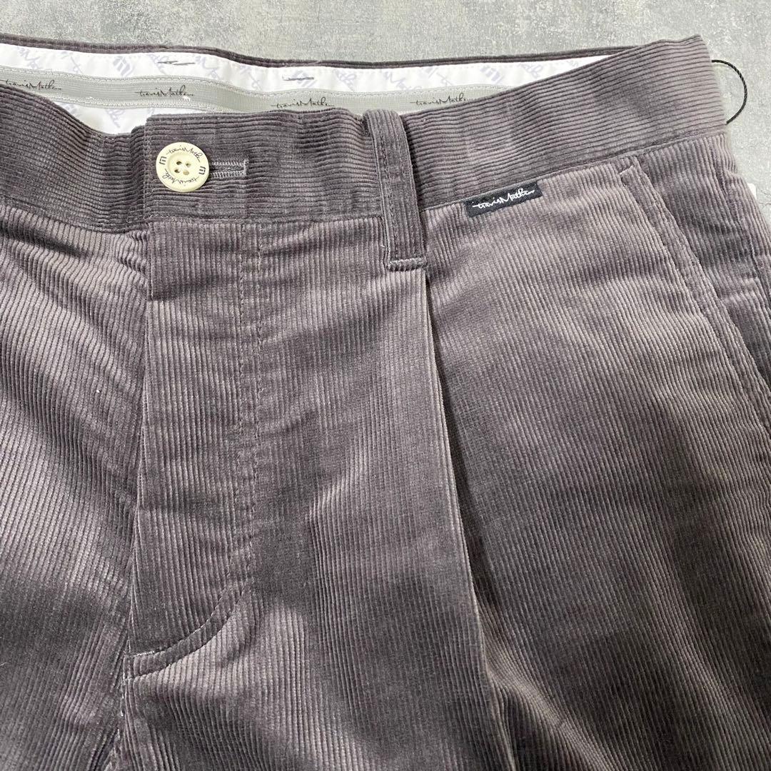 【新品】キャロウェイ　ストレッチパンツ　コーディロイ　グレー　Lサイズ