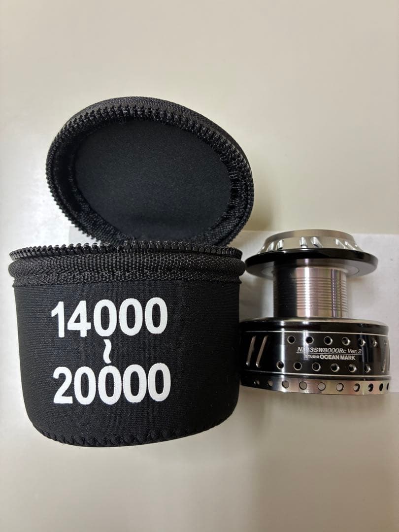 NL13SW8000RCver2 オーシャンマークスプール ブラックシルバー②