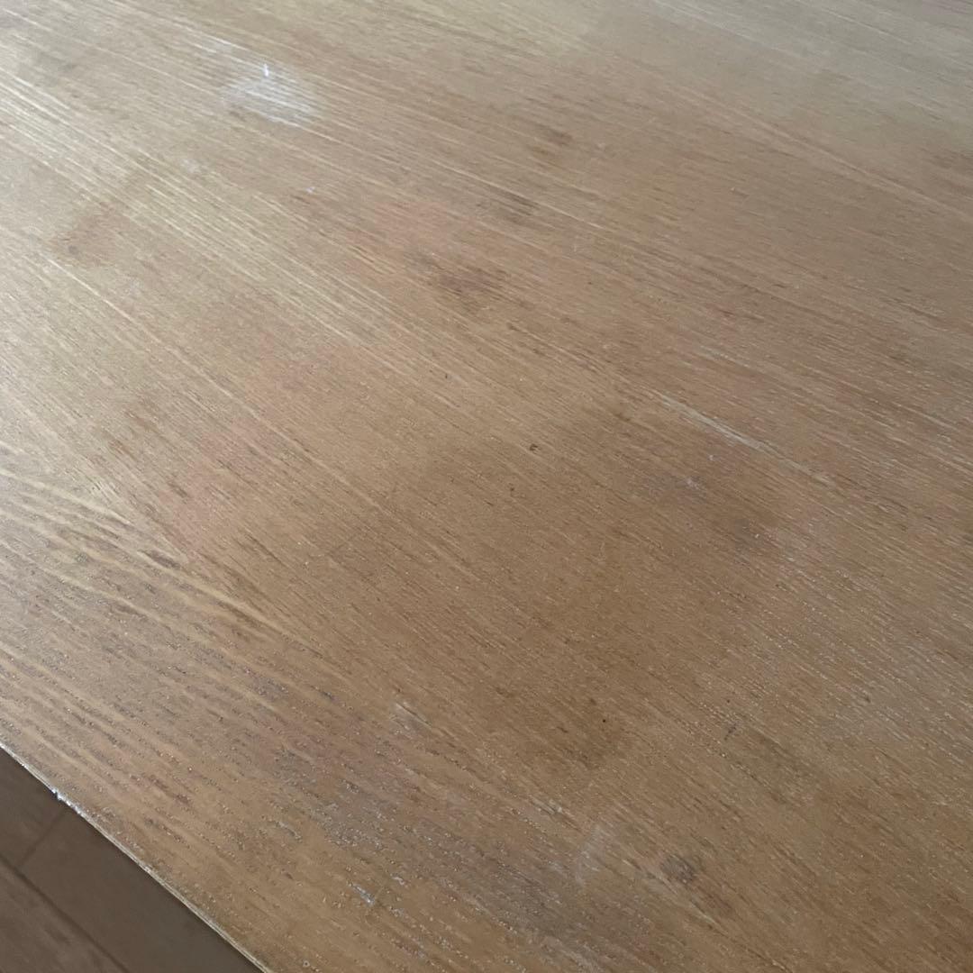無印　無垢材　デスク