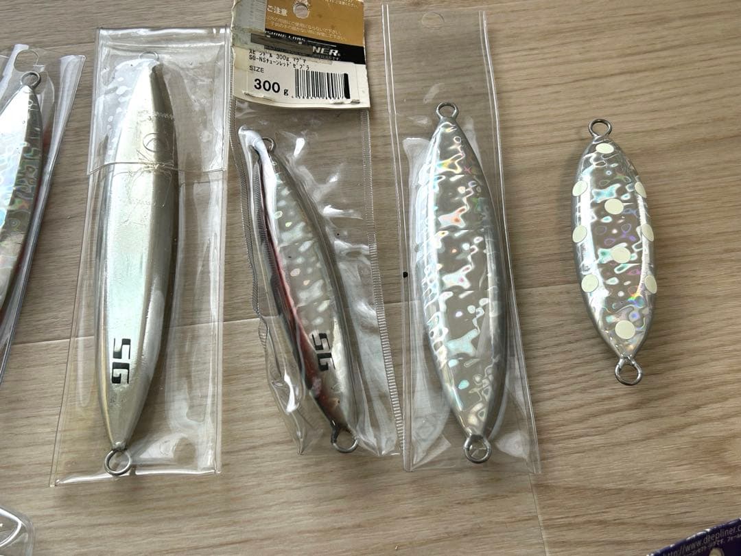 ディープライナー　ジグセット① DEEPLINER スーパーグロー多数！