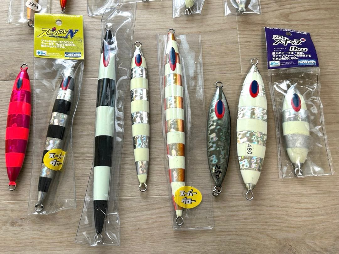 ディープライナー　ジグセット① DEEPLINER スーパーグロー多数！