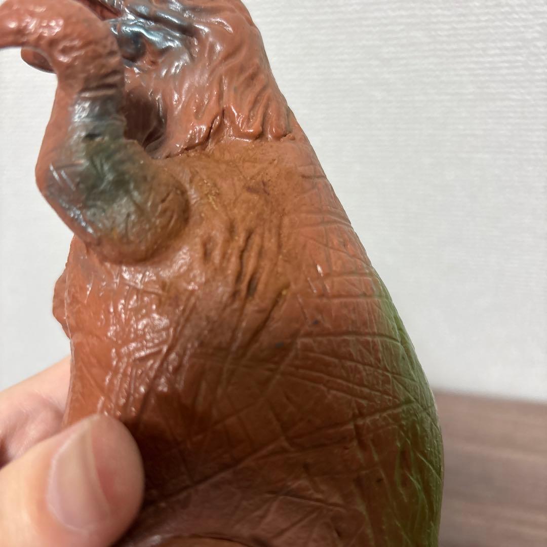 ソフビ　恐竜　ティラノサウルス　イグアノドン　ポリ人形　マルシン　パチソフビ