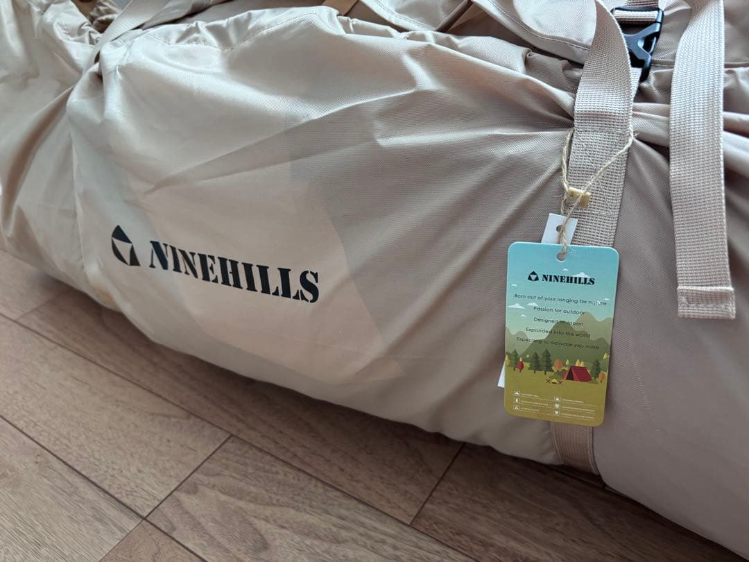 【美品】NINEHILLS SENAI75 ワンタッチ ロッジ型テント