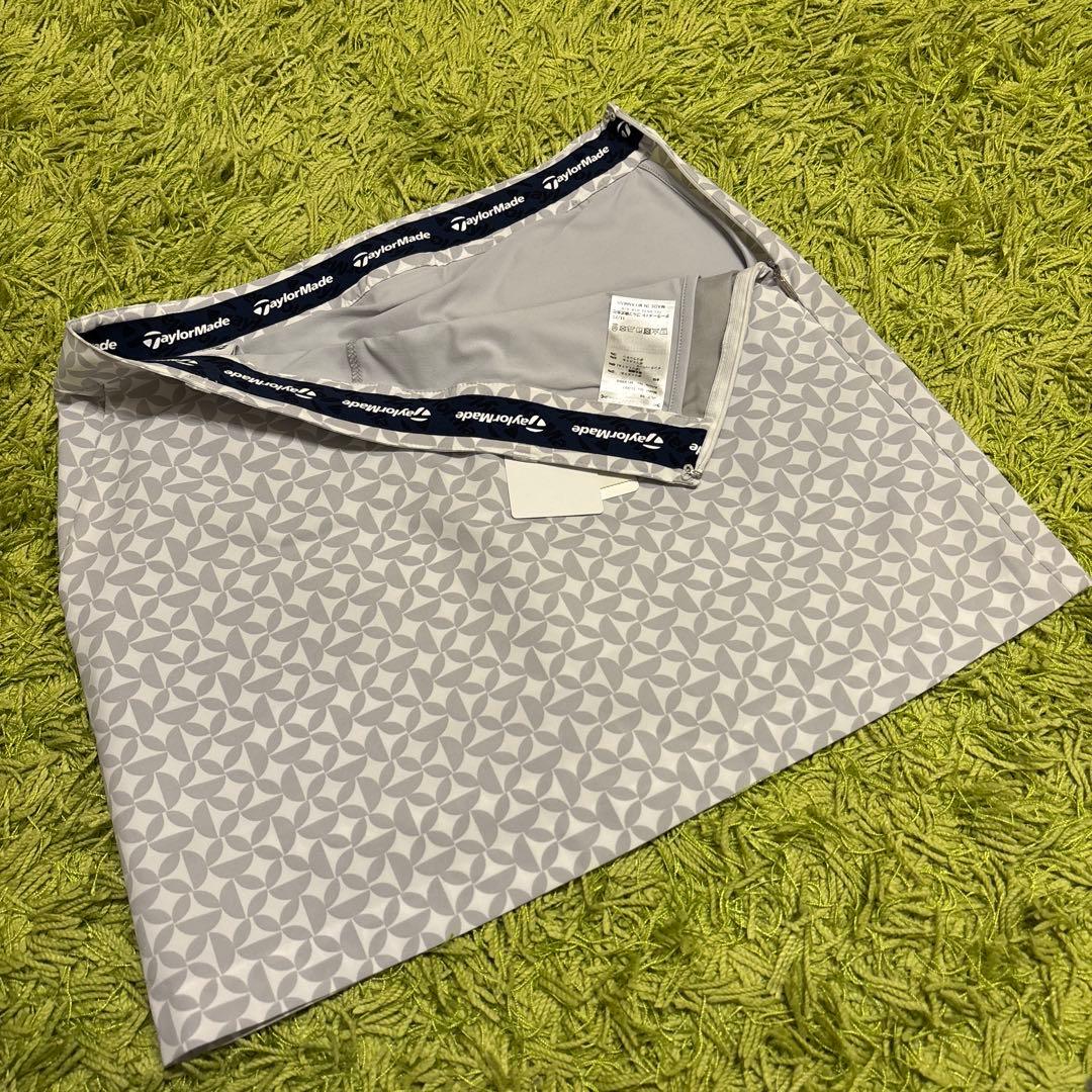 【TaylorMade】S 新品✨総柄ロゴスカート　インナー付スカート