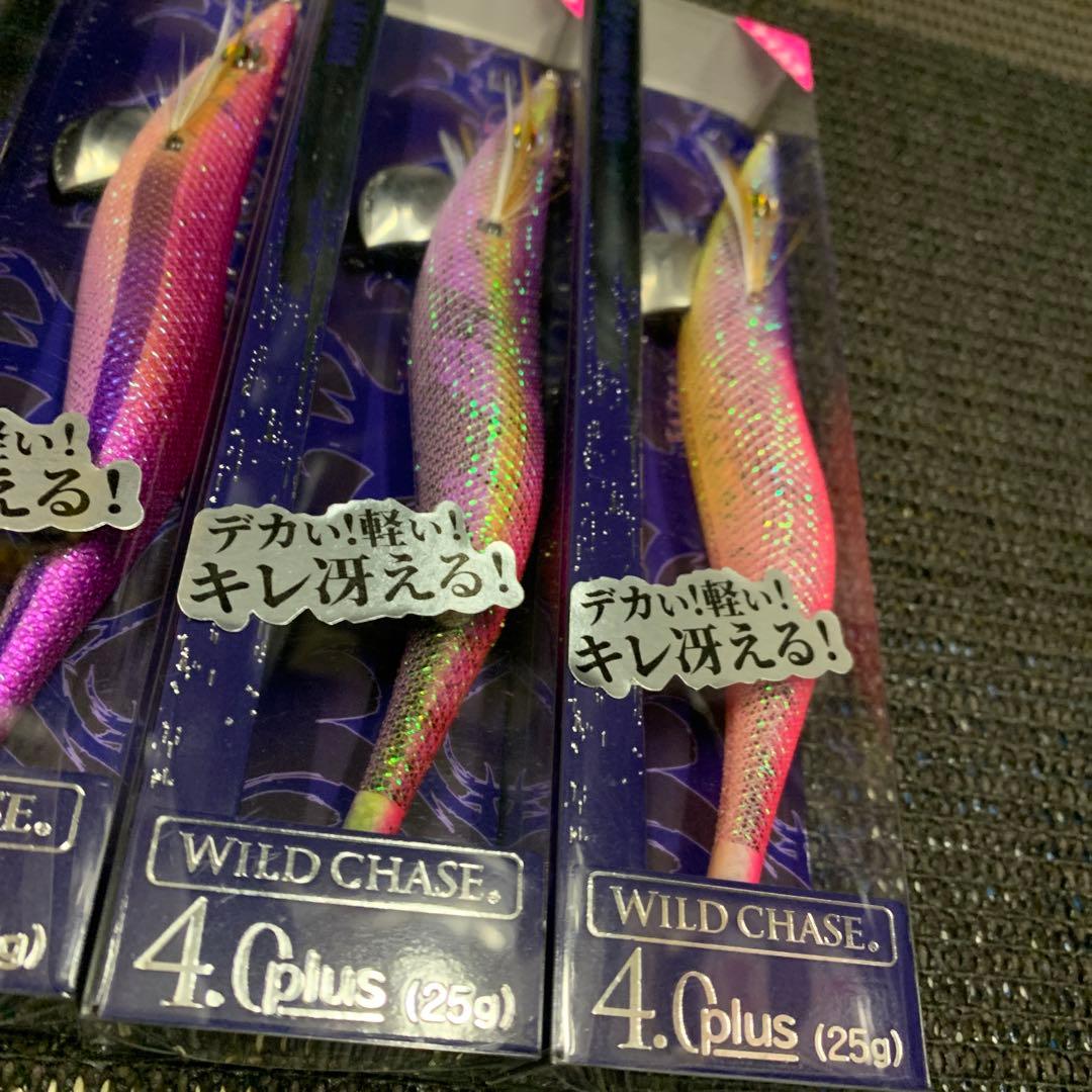 スクイッドマニア　ワイルドチェイス4.0号プラス　4本セット　ナイトシェード