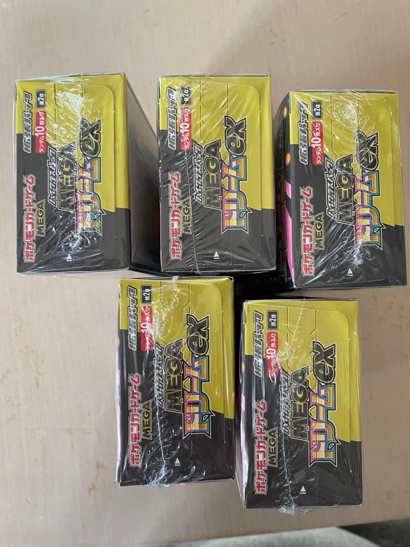 ポケモンカードMEGAドリームex 5BOXシュリンク付き