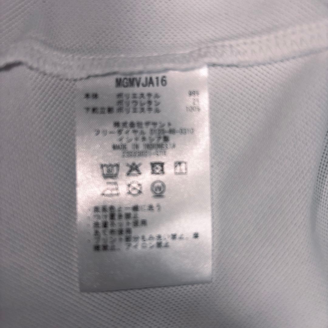 【タグ付き新品】Munsingwear 半袖ゴルフポロシャツ ホワイト L