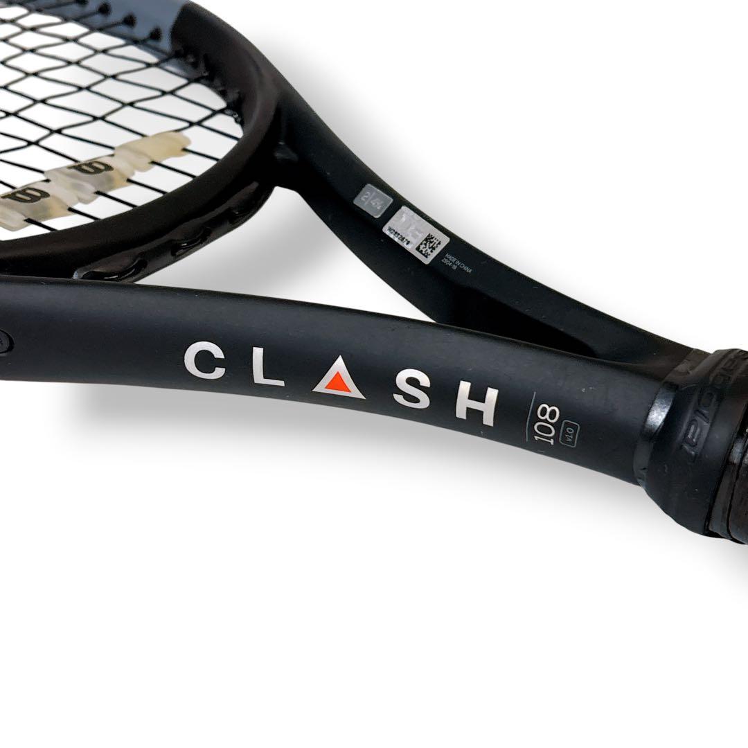 【美品】Wilson CLASH 108 v1.0 硬式テニス G2 ケース付