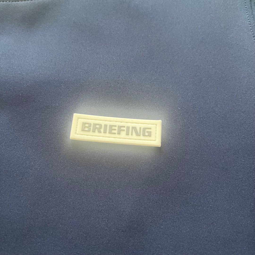 人気商品！BRIEFING ブリーフィング 3Dロゴクルーネック ネイビー S