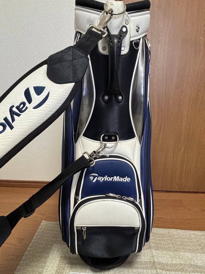 【※引取希望】TaylorMade ゴルフバッグ ネイビー/ホワイト