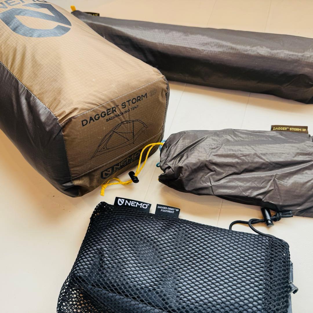 【ULテント】メーカー廃盤希少入手困難美品 Nemoニーモ　ダガーストーム　3P