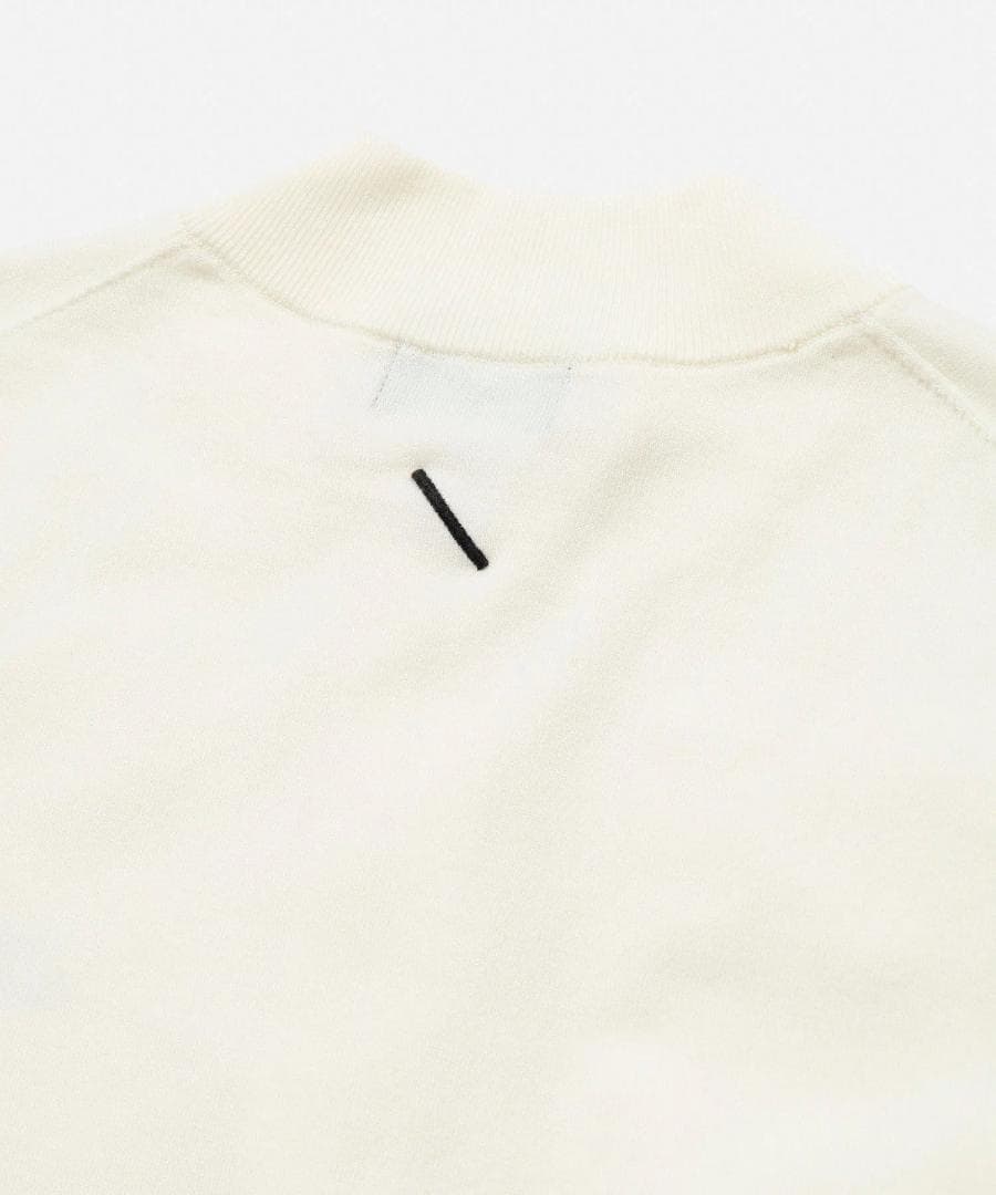 美品 サタデーズ ニューヨーク Knitted Half Zip LS Mock