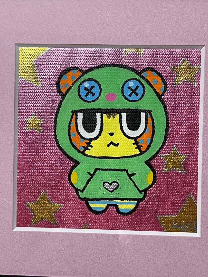【希少】渡辺けんじ先生　直筆イラスト（額入り）　サイン入り