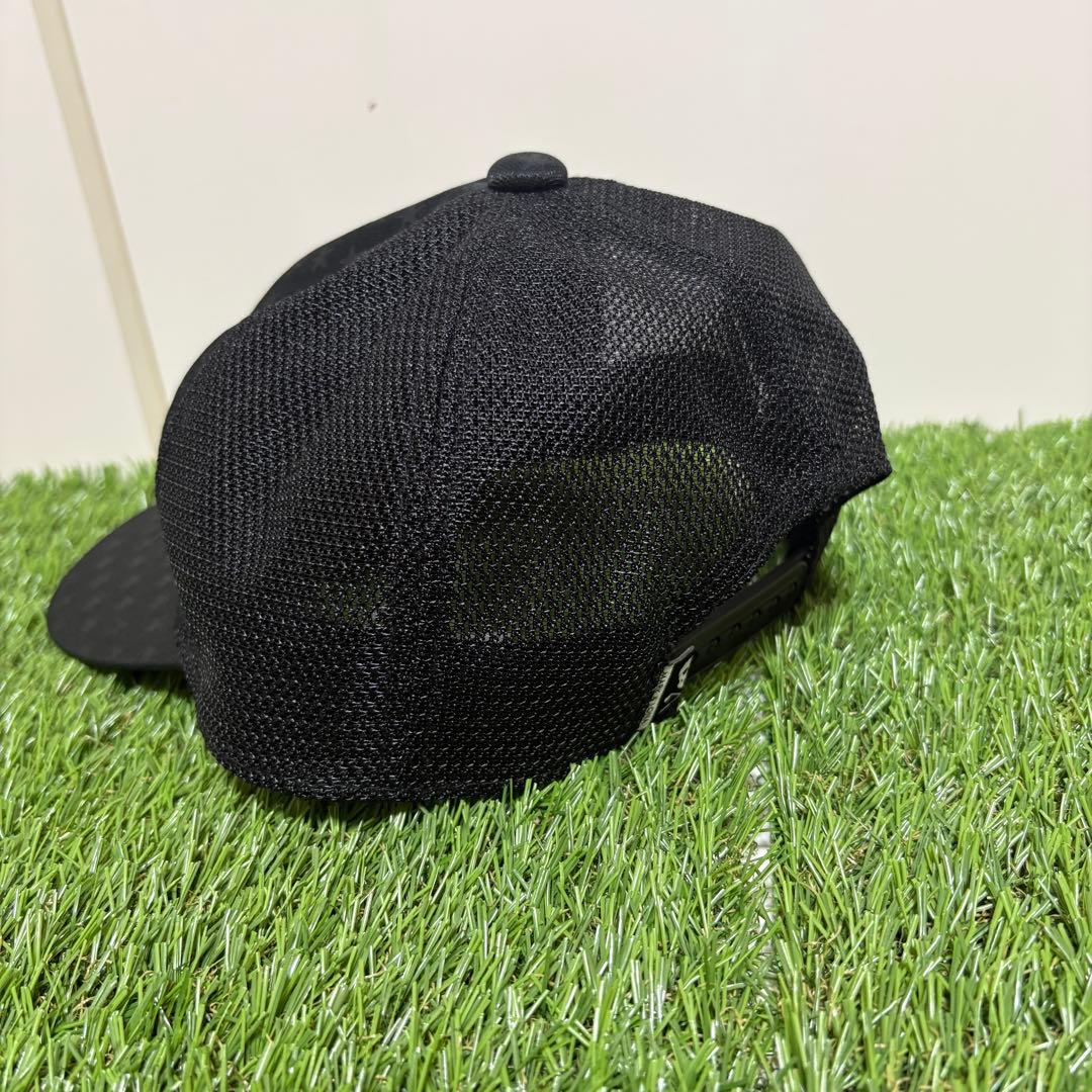 【MARK&LONA】美品　メッシュキャップ　ゴルフ　帽子　ブラック