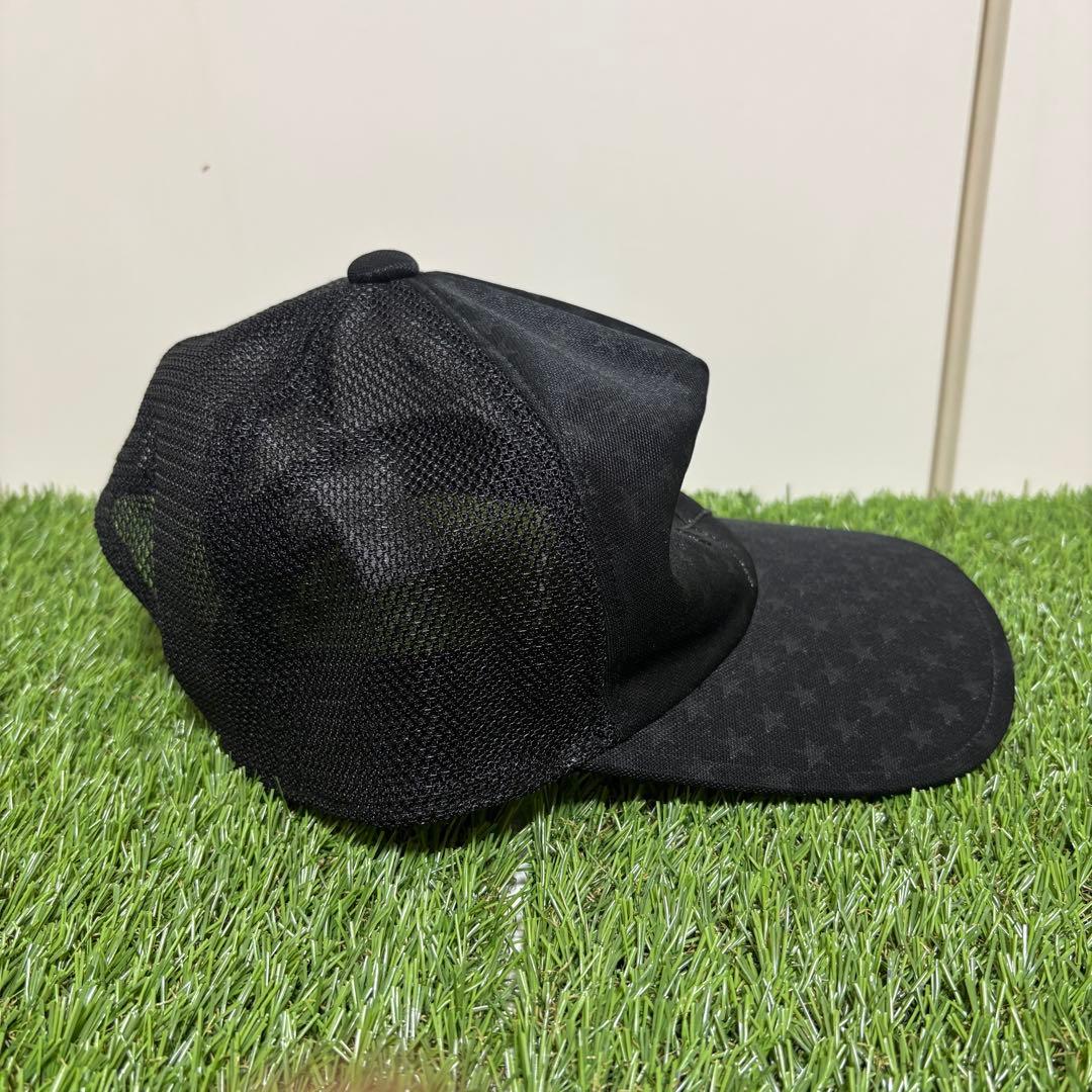 【MARK&LONA】美品　メッシュキャップ　ゴルフ　帽子　ブラック