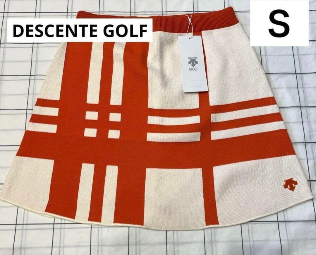 DESCENTE GOLF デサントゴルフ ウェア ニット 長袖 チェック柄