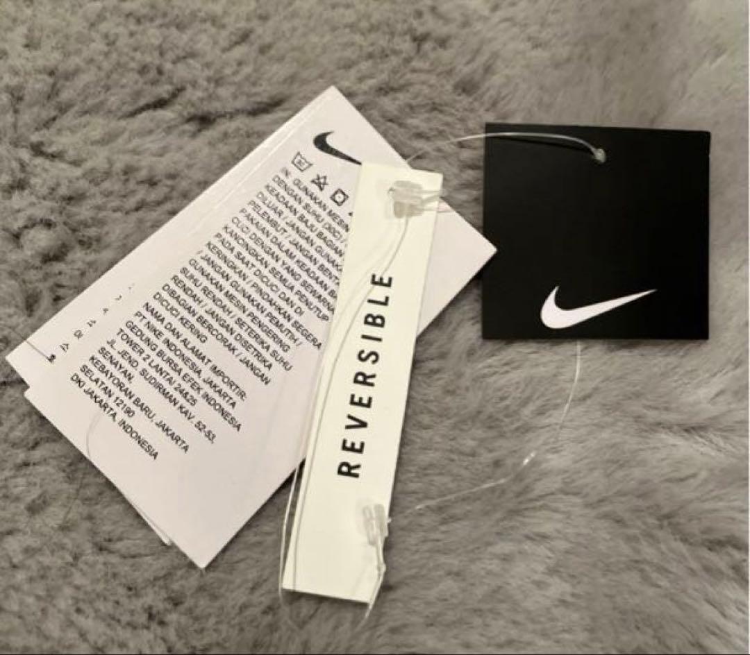 新品【希少品★コラボ品】NIKE リバーシブル ベンチコート ネイビー ホワイト