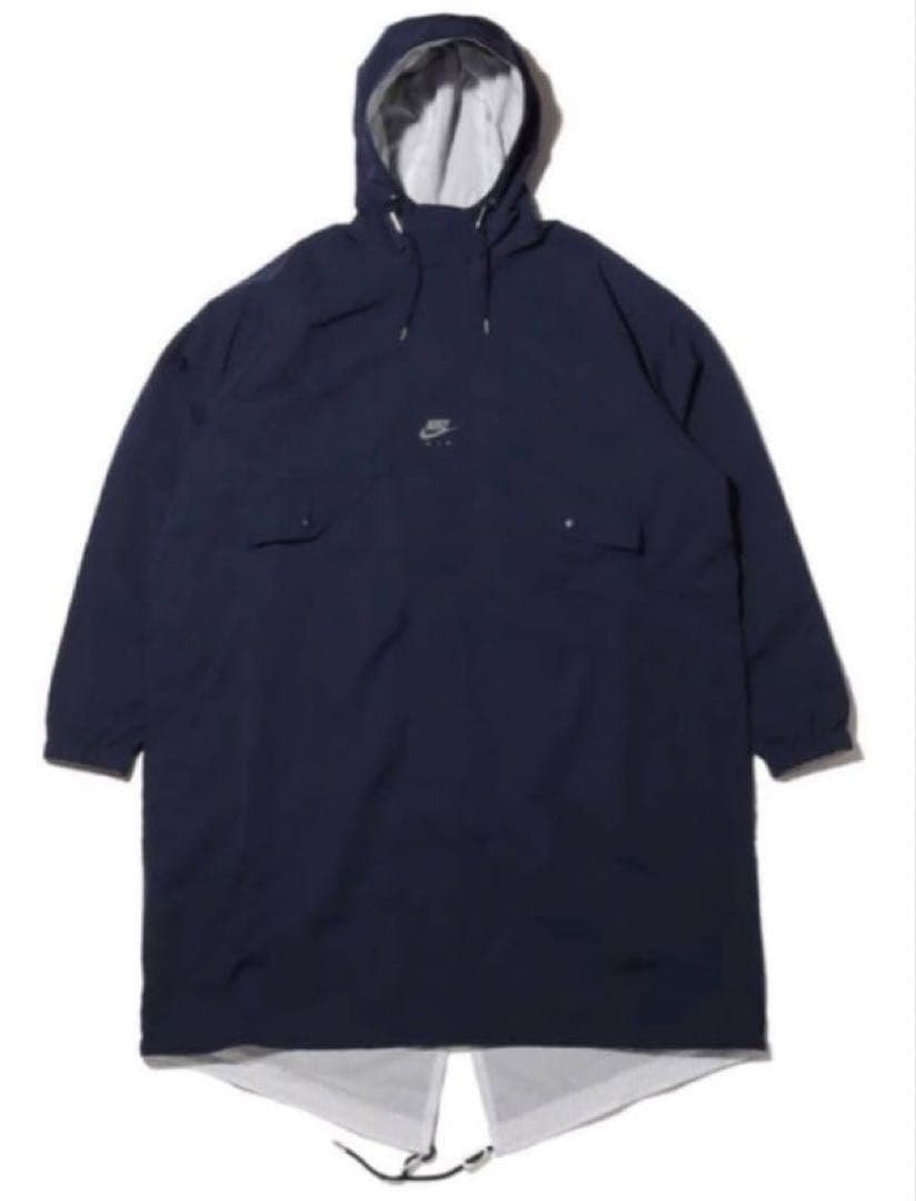 新品【希少品★コラボ品】NIKE リバーシブル ベンチコート ネイビー ホワイト