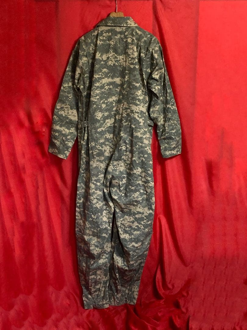 米陸軍UCP迷彩メカニックカバーオール L 実物中古良品